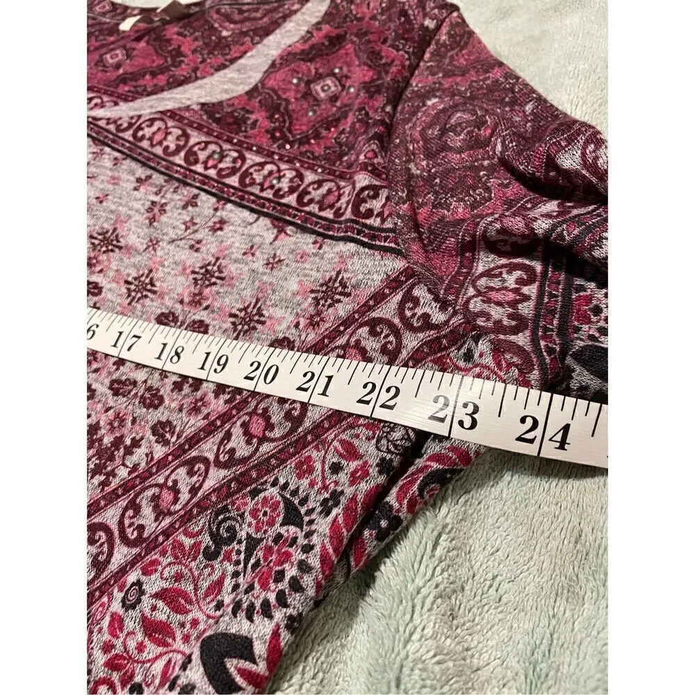 Est.1946 Bedazzled 3/4 sleeve top